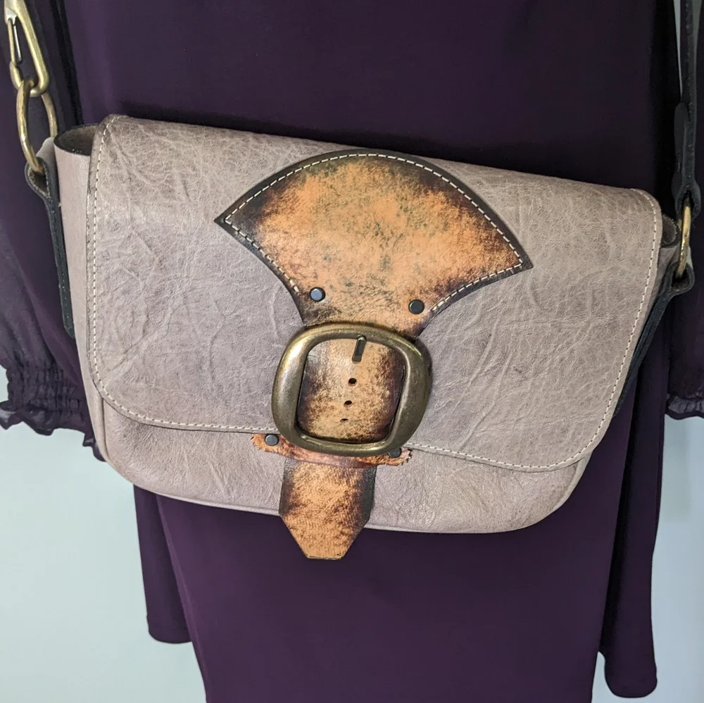 Phillip Phillips Hand Made Leather Shoulder/Crossbody Bag